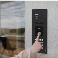 HD Video T&uuml;rsprechanlage mit Fingerprint und RFID f&uuml;r 1 Familienhaus, 3x Monitore, Balter EVO HD Fingerprint