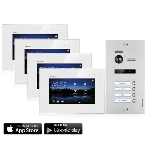 Video T&uuml;rsprechanlage mit Smartphone App f&uuml;r 4...