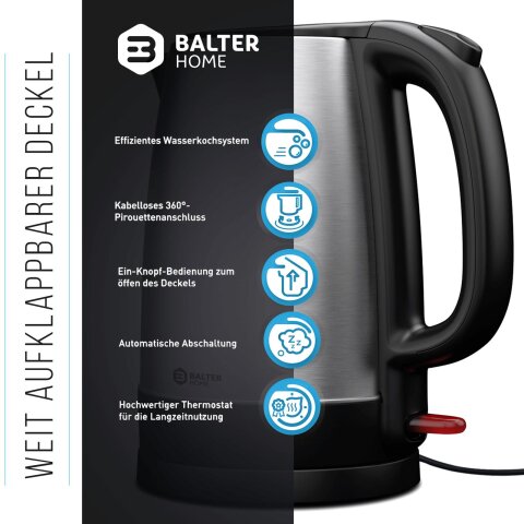 Balter Wasserkocher WK-7 Edelstahl